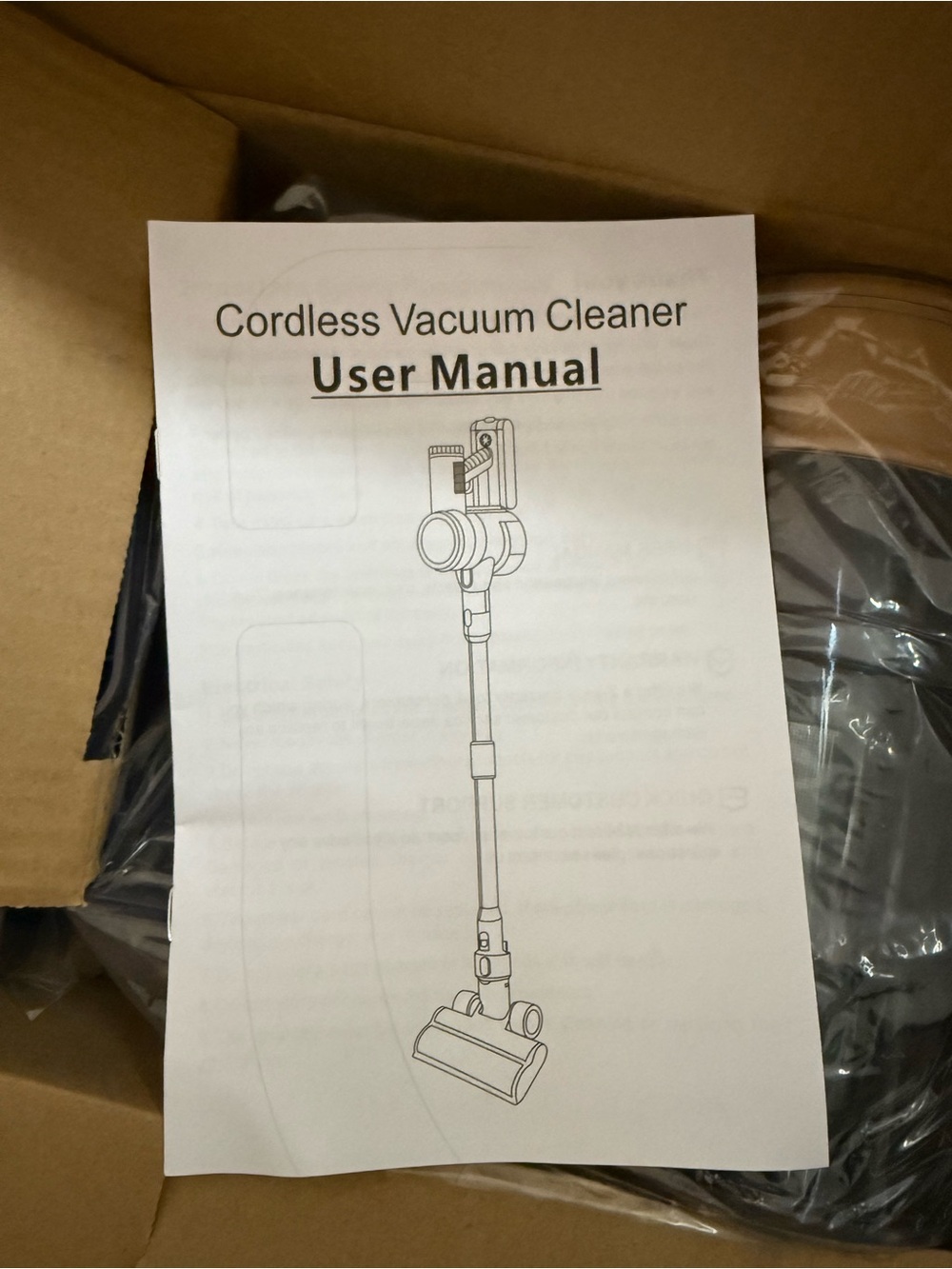 Cordless Vacuum Cleaner - Black